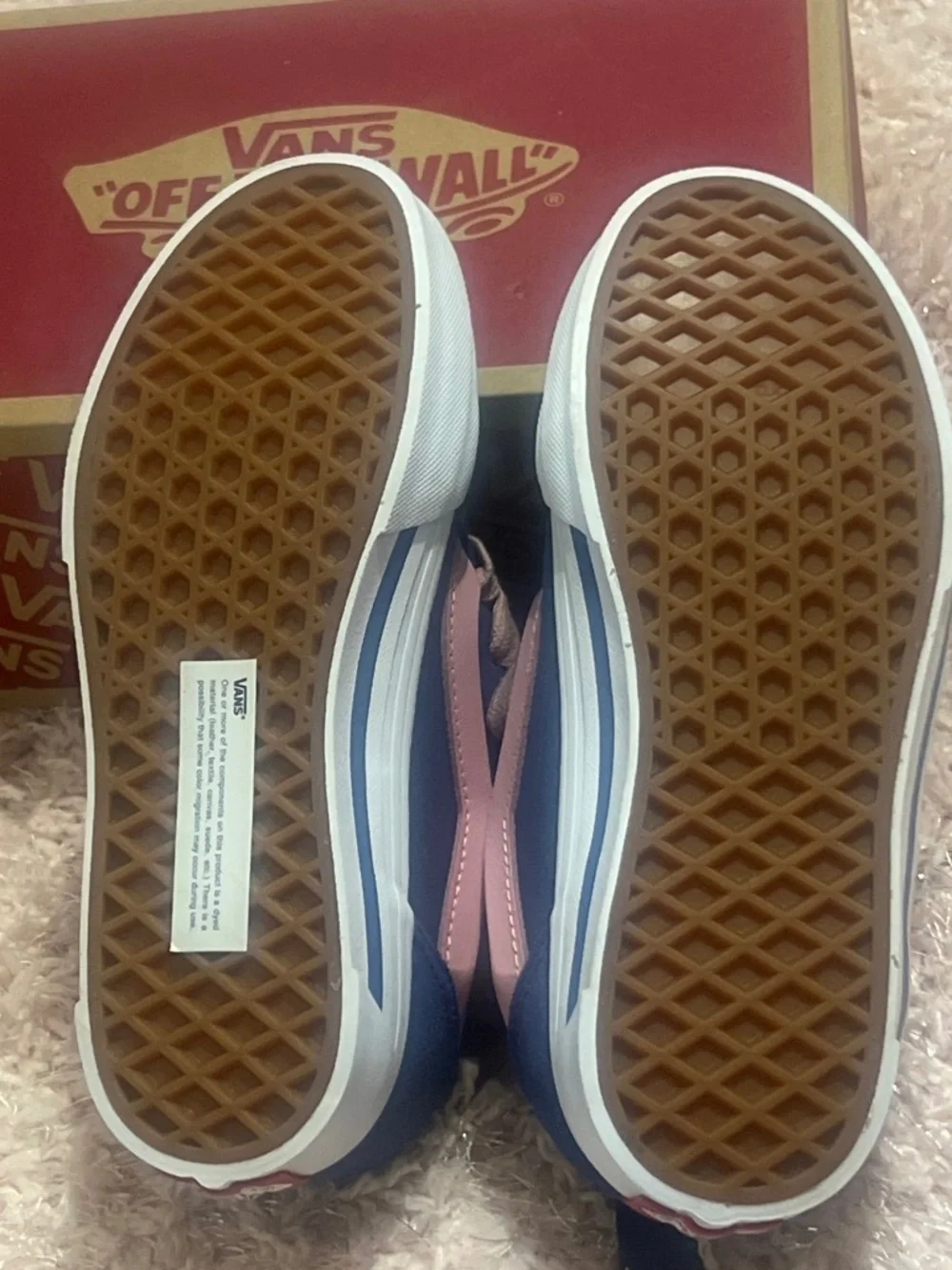 Vans blue pink